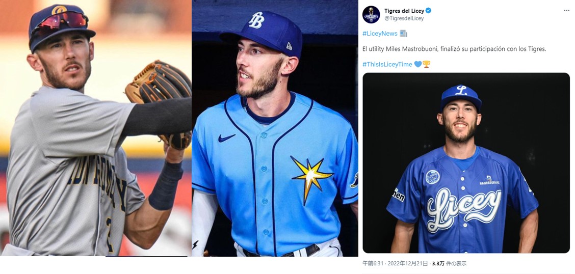 WBCイタリア代表のフレッチャーなどイケメン選手４選④マイルズ・マストロボニ